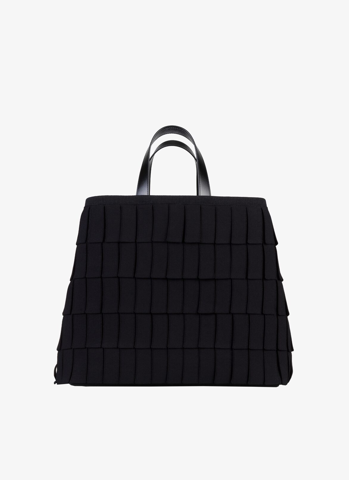 KNIT TOTE BAG ALAÏA BLACK KNIT TOTE BAG